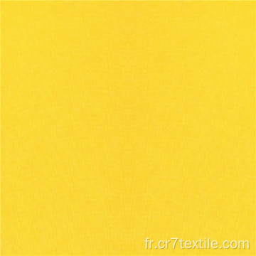 Tissu polaire en daim polyester teint jaune vif